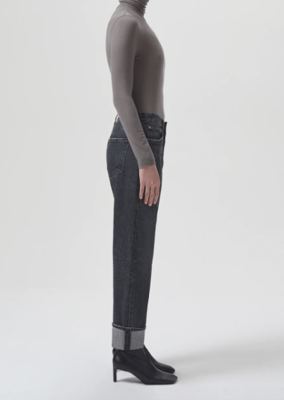 Agolde Fran Low Slung Straight Jean in Ditch - Estilo Boutique