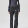 Agolde Sloane Mid Rise Straight Jean in Smoke - Estilo Boutique