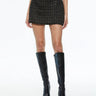 Alice + Olivia Jalen Chain Mini Skirt in Black/Gold - Estilo Boutique