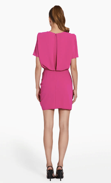 Amanda Uprichard Cataluna Dress in Hot Pink - Estilo Boutique