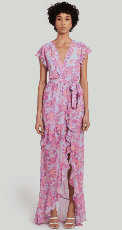 Amanda Uprichard Johanna Maxi Dress in Midsummer - Estilo Boutique