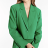 Amanda Uprichard Reggie Crop Blazer in Jungle - Estilo Boutique