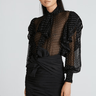 Amur Kehlani Tie Skirt in Black - Estilo Boutique