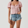 ASTR Anza Top in Pink - Estilo Boutique