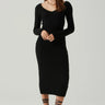 ASTR Regina Sweater Dress in Black - Estilo Boutique