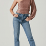 ASTR Zona One Shoulder Top in Mauve - Estilo Boutique