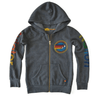 Aviator Nation Zip Hoodie in Vintage Charcoal - Estilo Boutique