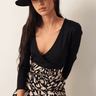 BA&SH Celia Bodysuit in Noir - Estilo Boutique