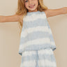 Bella Dahl Girl Beach Short in Denim Cabana Stripes - Estilo Boutique