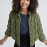 Bella Dahl Girl Quilted Jacket in Fernwood - Estilo Boutique