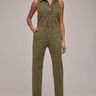 Bella Dahl Gwen Zip Front Coverall in Bonsai Green - Estilo Boutique
