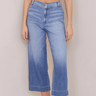Bella Dahl Saige Wide Leg Crop Pants in Salt Creek Wash - Estilo Boutique