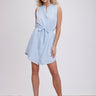 Bella Dahl Sleeveless Front Dress in Stripe Ombre Wash - Estilo Boutique