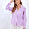 Bella Dahl Two Pocket Button Down in Orchid Blush - Estilo Boutique