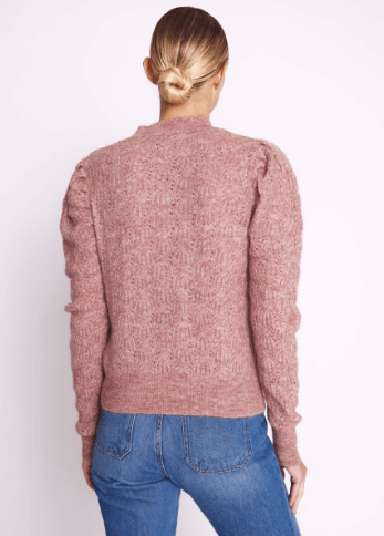 Berenice Abelia Knitted Jumper in Old Pink - Estilo Boutique