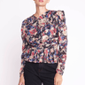 Berenice Twenties Long Sleeve Top in Gold Print - Estilo Boutique