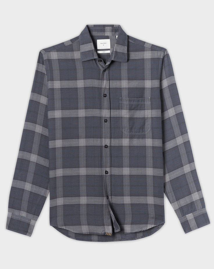 Billy Reid Tuscumbia Shirt in Grey/Multi - Estilo Boutique