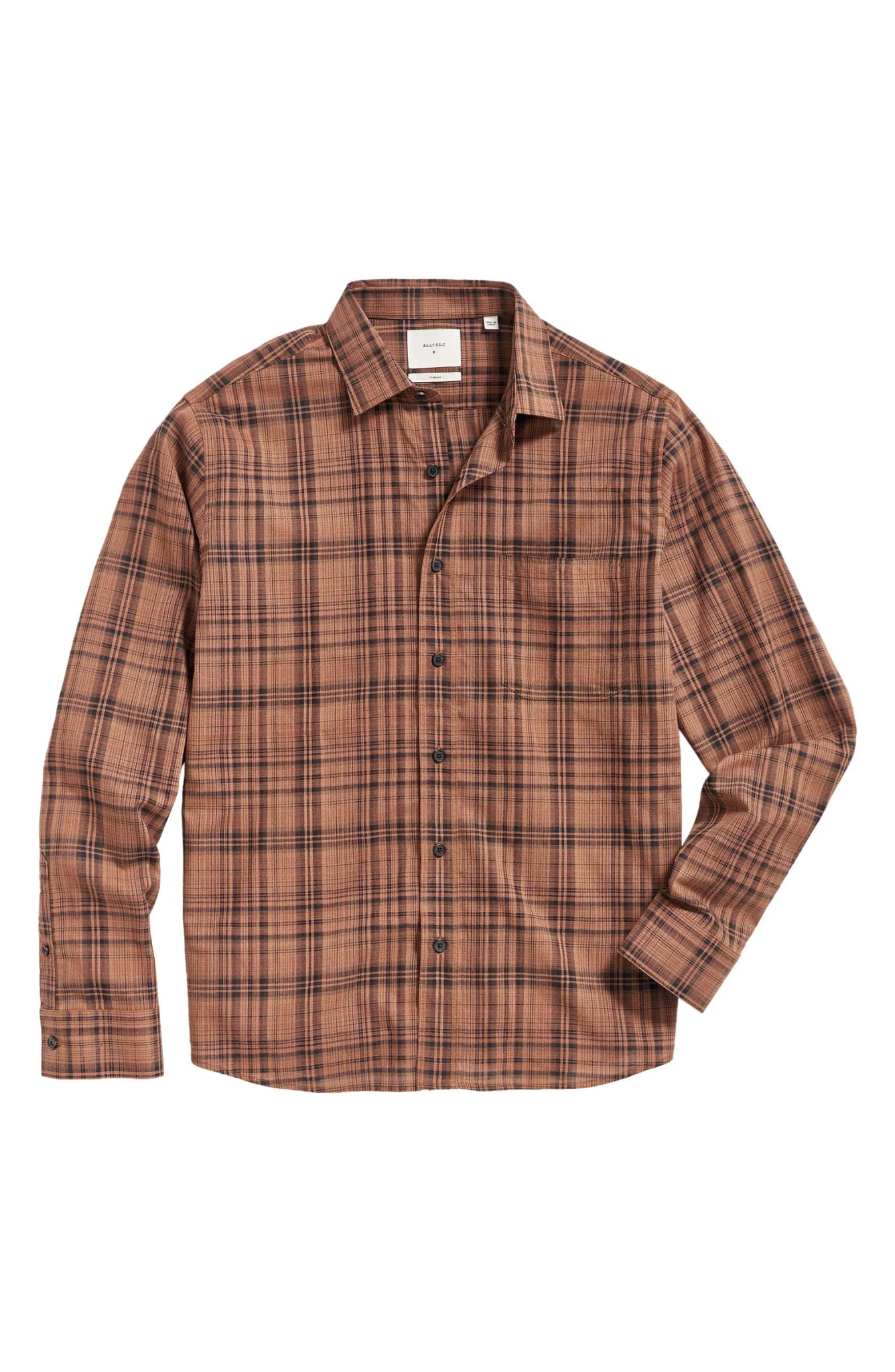 Billy Reid Tuscumbia Shirt in Highland Brown/Black - Estilo Boutique