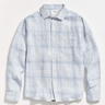 Billy Reid Tuscumbia Shirt in White/Pale Blue - Estilo Boutique