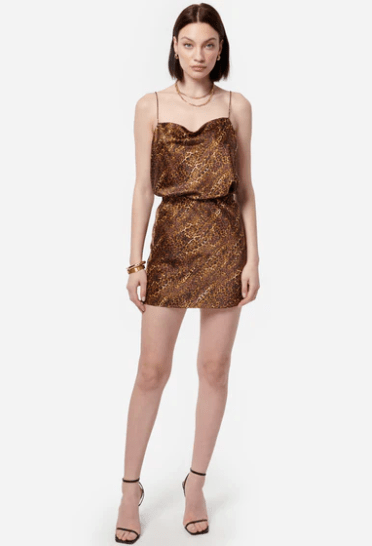 Cami NYC Aviva Mini Skirt in Animal Print - Estilo Boutique