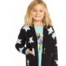 Chaser Alyssa Long Cardigan in Black Licorice - Estilo Boutique