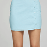 Chaser Belle Mini Skirt in Clear Sky - Estilo Boutique