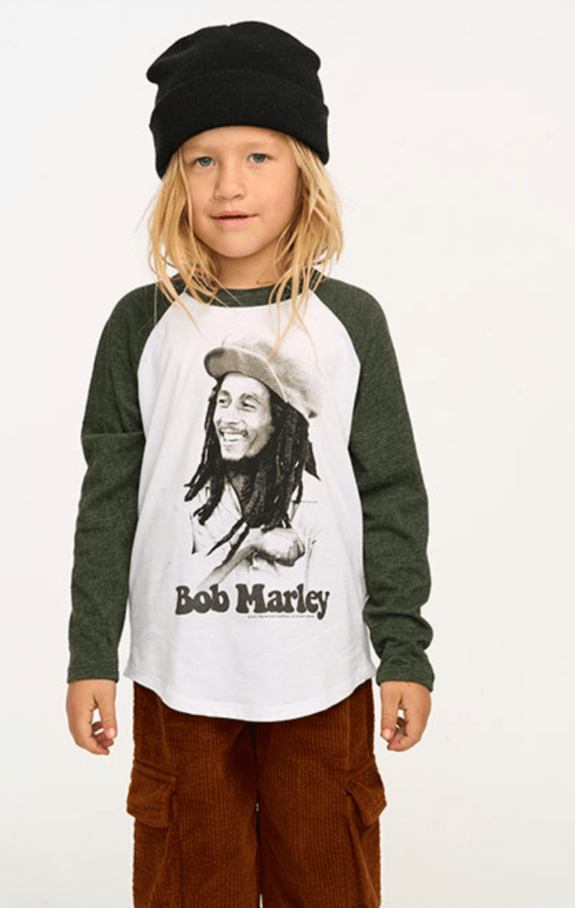 Chaser Bob Marley Portrait Shirt in White - Estilo Boutique