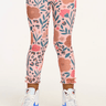Chaser Bottom Ruffle Leggings in Floral & Leopard - Estilo Boutique
