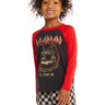 Chaser Def Leppard On Through The Night Tee in Licorice - Estilo Boutique