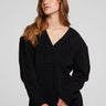 Chaser Fairfax Cardigan in Licorice - Estilo Boutique