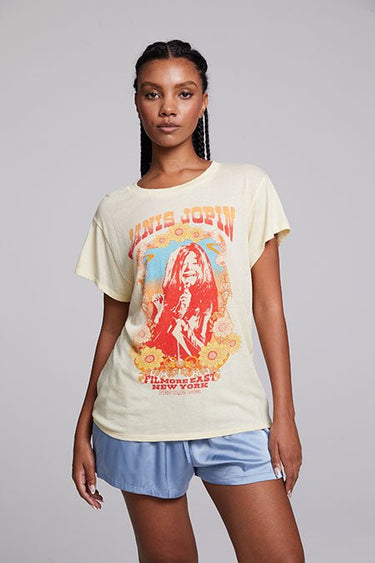 Chaser Janis Joplin New York 1969 Shirt in Anise Flower - Estilo Boutique