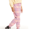Chaser Kids Lelia Joggers in Cotton Candy Plaid - Estilo Boutique