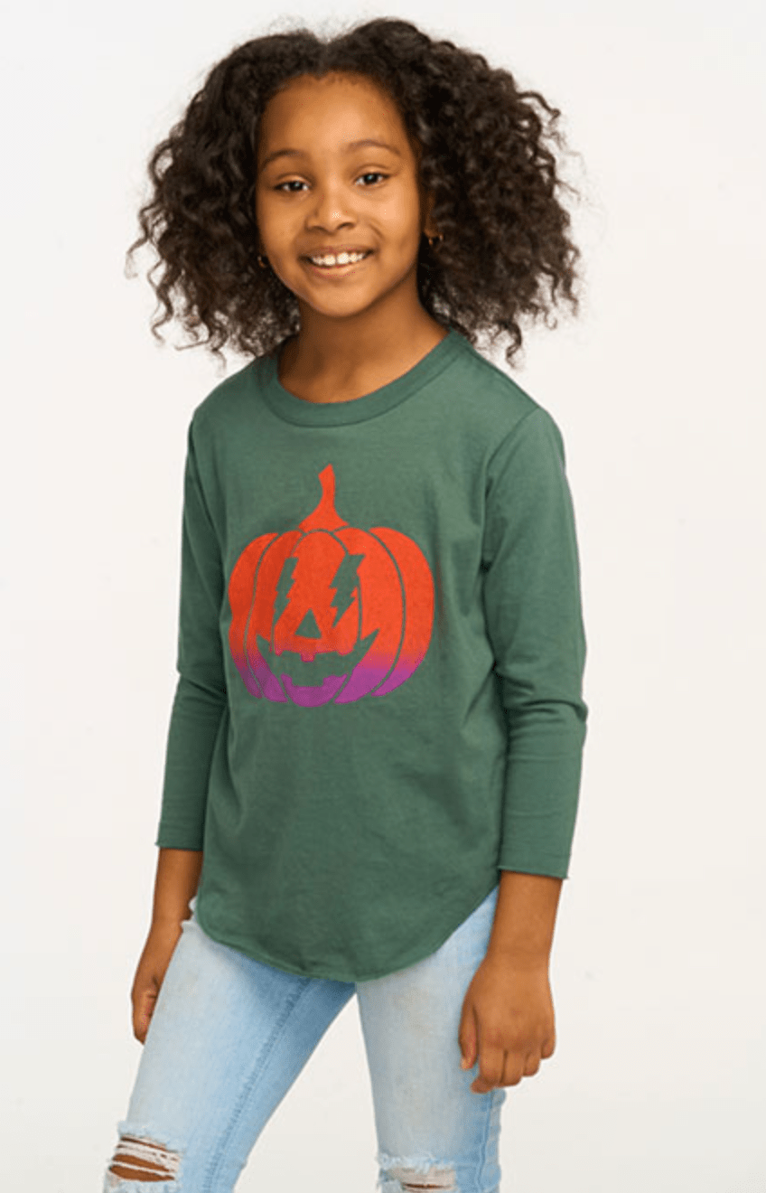 Chaser Pumpkin Shirt in Dark Forest - Estilo Boutique