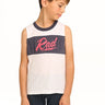 Chaser Rad Muscle Tank in White - Estilo Boutique