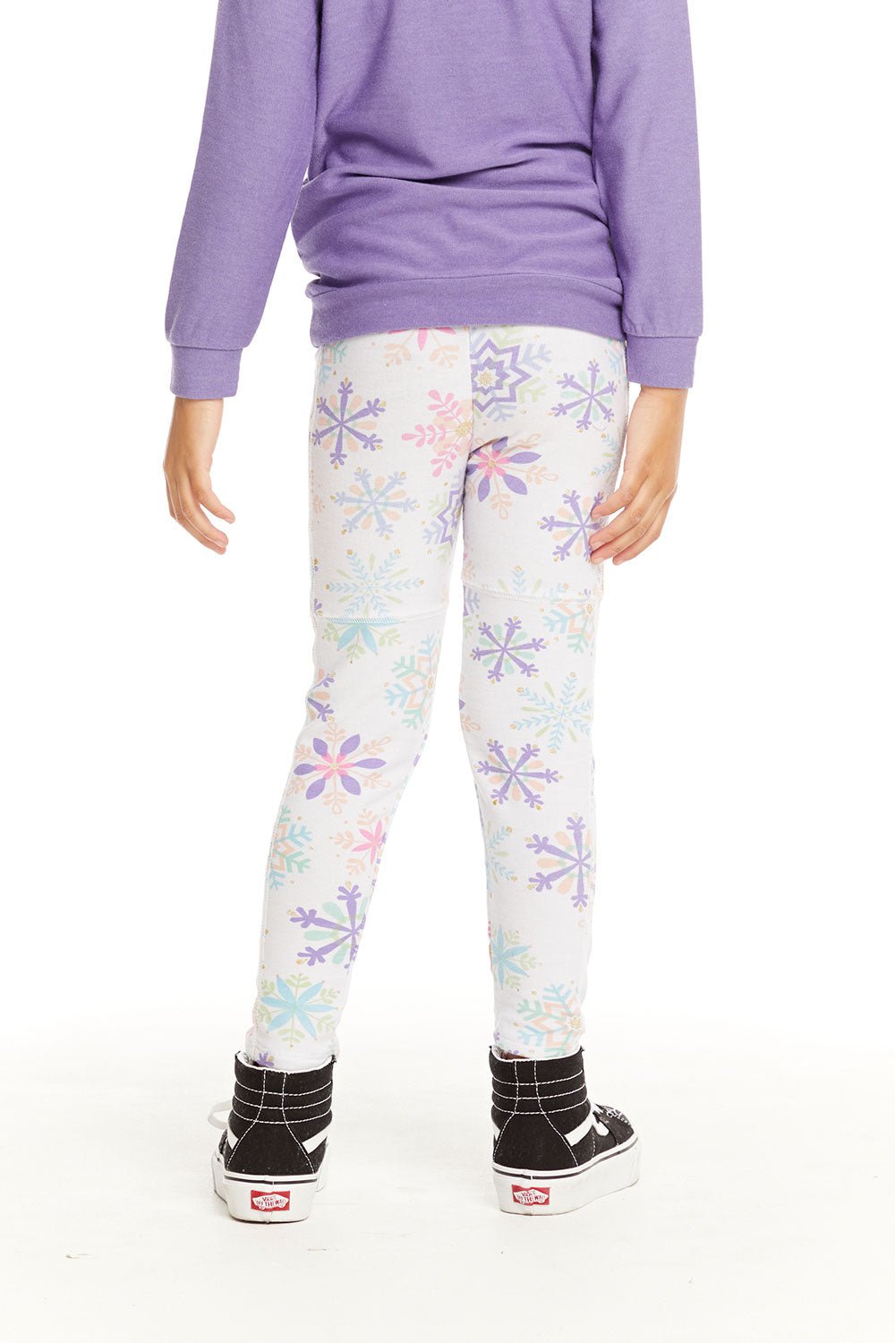 Chaser Seamed Panel Joggers in Snowflake - Estilo Boutique