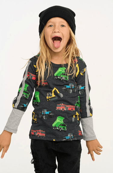 Chaser Work Trucks Pullover in Shadow - Estilo Boutique