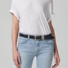 Citizens of Humanity Lupita Tee in White - Estilo Boutique