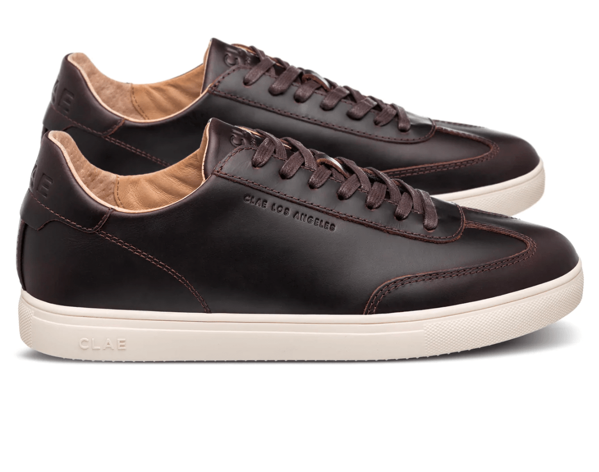 Clae Deane Sneaker in Brown Leather - Estilo Boutique