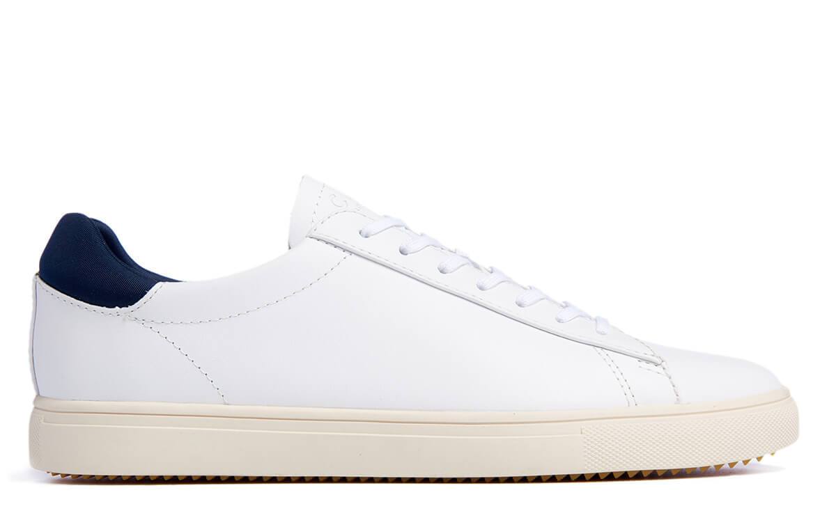 Clae Men's Bradley Shoe - White Leather - Estilo Boutique