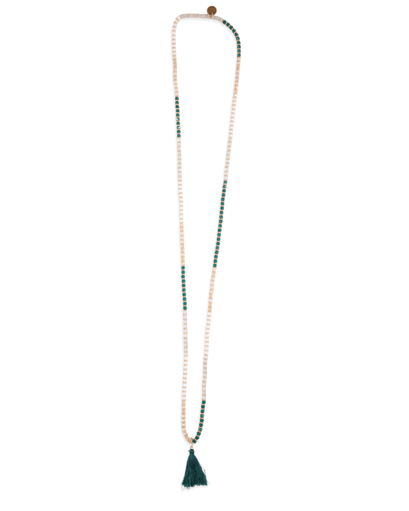 Cocobelle Amrita Necklace Wrap in Olive - Estilo Boutique