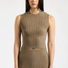 Cotton Citizen Capri Muscle Tank in Dark Chai - Estilo Boutique