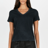 Cotton Citizen Standard V-Neck Tee in Vintage Black - Estilo Boutique