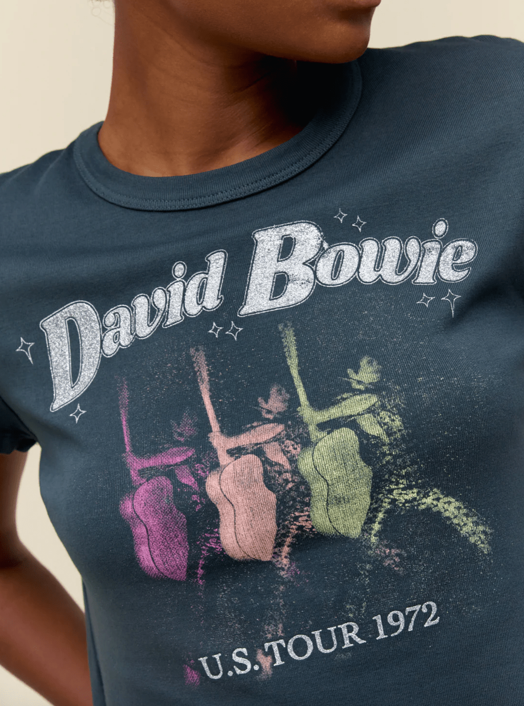Daydreamer David Bowie US Tour 1972 Shrunken Tee - Estilo Boutique