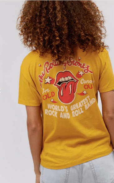 DayDreamer Rolling Stones 78 US Tour Ringer Tee - Estilo Boutique