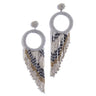 Deepa Gurnani Brinda Earrings - Grey - Estilo Boutique