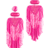 Deepa Gurnani Jody Earrings in Hot Pink - Estilo Boutique