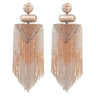 Deepa Gurnani Jody Earrings in Peach - Estilo Boutique