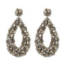 Deepa Gurnani Karen Earrings in Gunmetal - Estilo Boutique