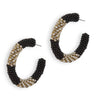 Deepa Gurnani Lana Earrings in Black - Estilo Boutique
