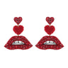 Deepa Gurnani Lips Earrings - Estilo Boutique